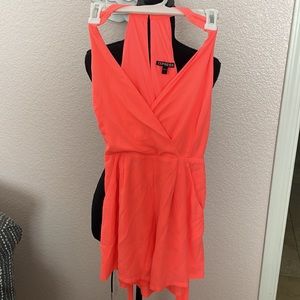 NWOT Express Barbie pink shorts romper